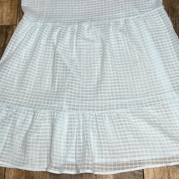 Koandaily dress baby blue mini peasant dress boho coquette sheer sz 3xl nwt - Picture 3 of 6
